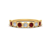 9-stone-hexagon-stacking-diamond-ring-with-ruby-in-yellow-gold-FD10968BGRUDRANGLE3-NL-YG.jpg